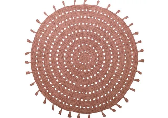 tapijt Nila Roze (diameter 120cm)