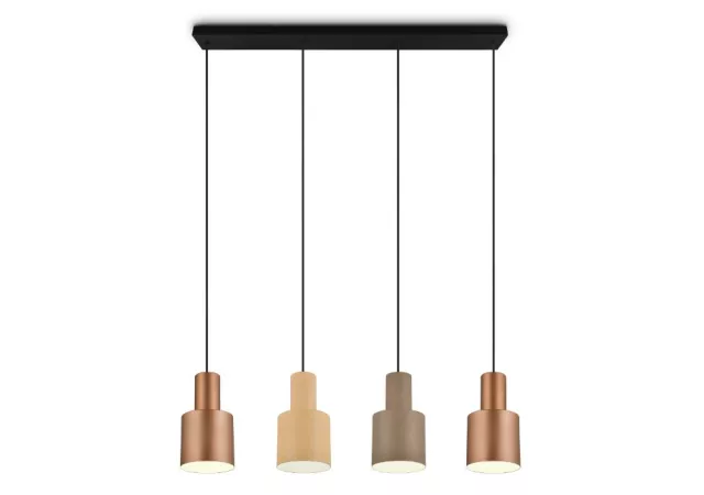 hanglamp Agudo multi 4lamp (excl. LAMP)