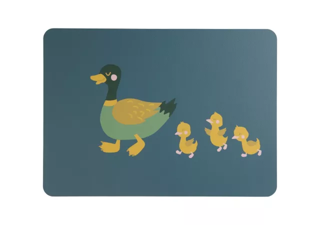 KIDS PLACEMAT DUCK EMIL WITH DUCKLINGS 46 X 33 CM