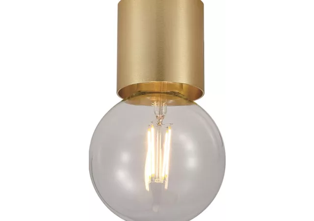 plafondlamp goud diam. 8cm (excl. E27)