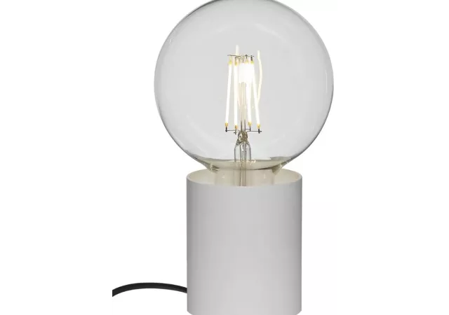 tafellamp wit diam. 8cm (excl. E27)
