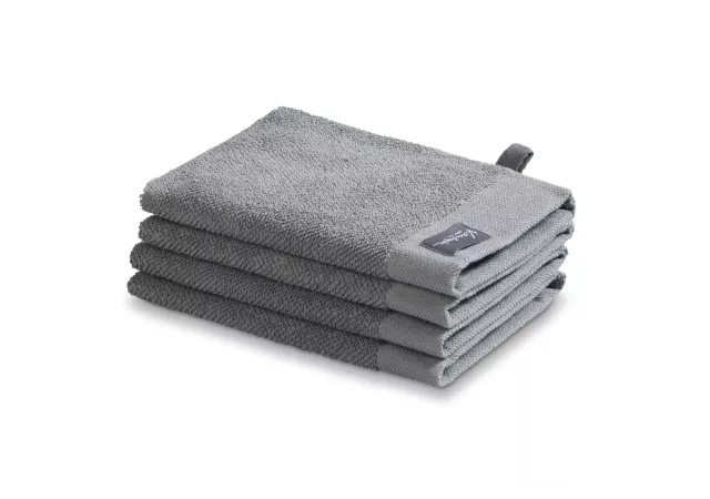 Washand Home towel Uni grijs 16x21cm