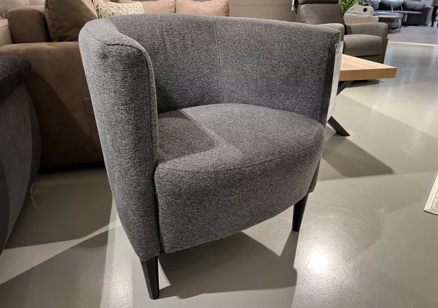Fauteuil stof antraciet