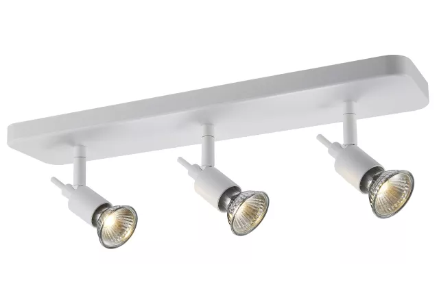 Plafondlamp 3L wit (incl. LED)