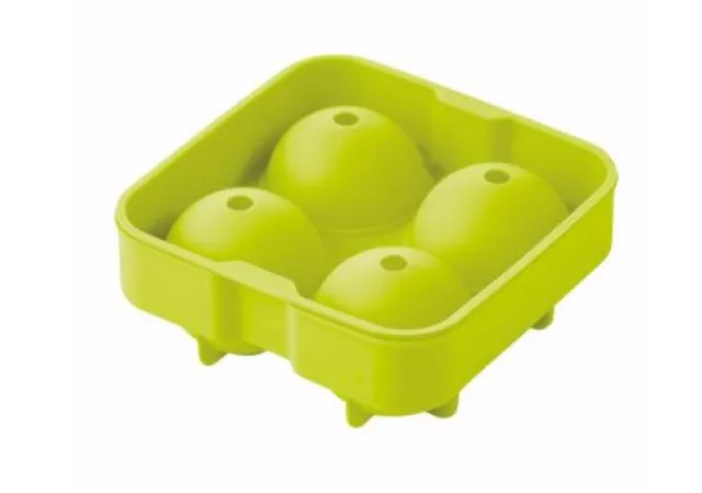 Ijsballenvorm rond (4,5cm) groen PV-COC-0070
