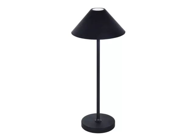 tafellamp zwart Incl. LED 3W oplaadbaar