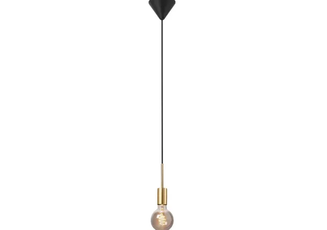 Paco hanglamp goud/zwart (excl. LED)