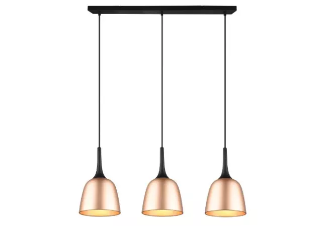 Hanglamp Chiron 3 pendels (Excl. LED)
