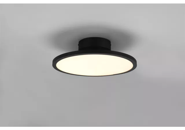 plafondlamp tray zwart (incl. Led)