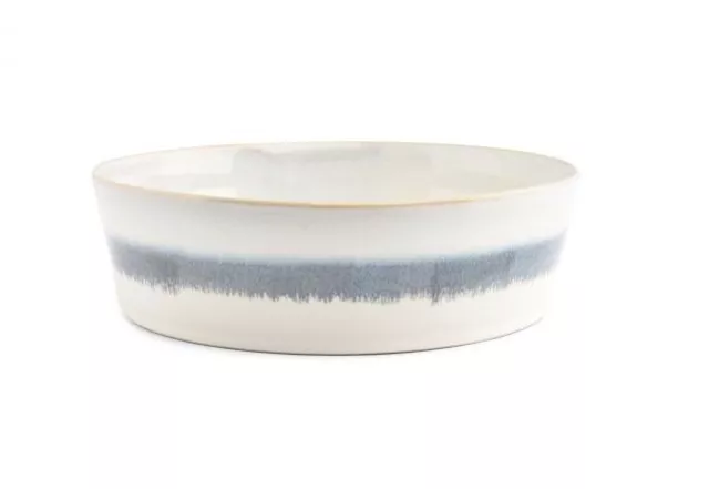 stripes kom blauw 23x6,5cm