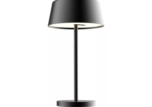 Bureaulamp zwart dimbaar (Incl. LED)