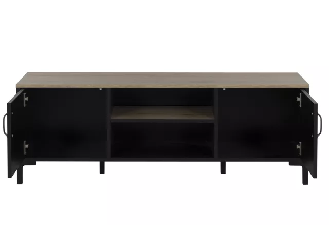 TV meubel zwart metaal (136 cm)