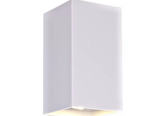 Wandlamp wit vierkant (excl. LED)