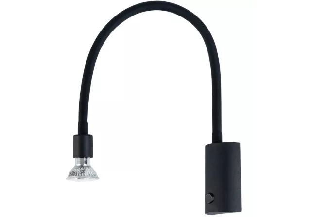 Wandlamp flex zwart (incl LED)