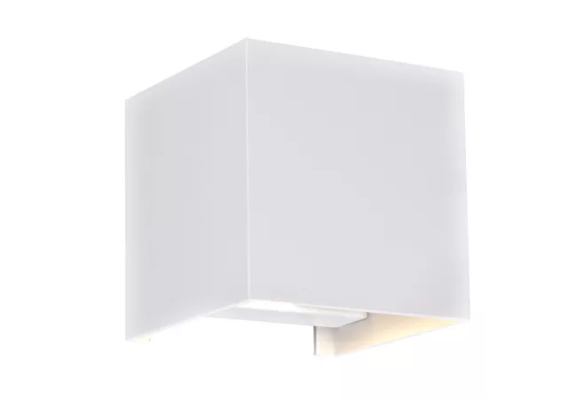 Wandlamp wit kobus (excl. LED)