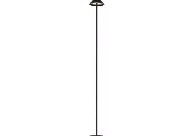 staanlamp zwart oplaadbaar (Incl. LED)